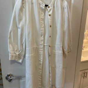 Who What Wear cream, off white jacket/over-shirt, never worn